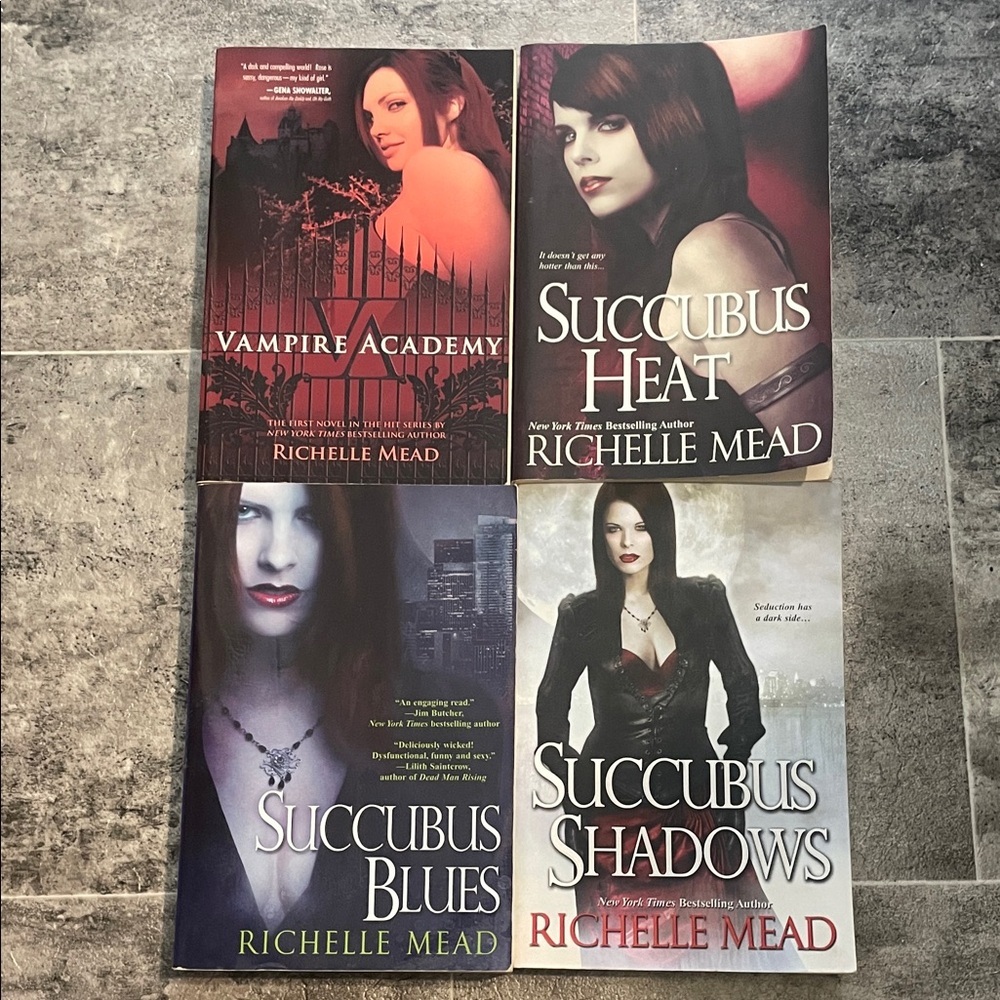 Richelle Mead Vampire Academy and Succubus Series Books